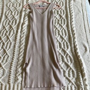 Ribbed midi dress